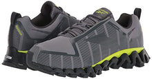 Load image into Gallery viewer, Reebok Men's ZigWild TR 6 Trail Running Shoe, Pure Grey/Acid Yellow, 10.5