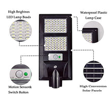 Load image into Gallery viewer, GLW 200W Solar Street Light with Motion Sensor Outdoor Lights 12000LM Dusk to Dawn for Garage,Yard,Parking Lot and More (2 Pack)