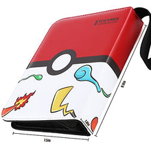 Load image into Gallery viewer, TCGAMES Card Binder for Pokemon Cards Binder 4-Pocket , 440 Pockets Trading Card Games Collection Binder with Sleeves