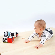 Load image into Gallery viewer, Baby Einstein Infinity Block High Contrast Soft Block Toy, Newborns and up