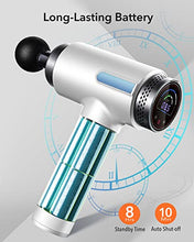 Load image into Gallery viewer, Massage Gun Deep Tissue, Percussion Muscle Massager Gun for Athletes Pain Relief with Upgrade Brushless Motor, 6 Massage Heads