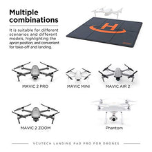 Load image into Gallery viewer, VCUTECH Drone Landing Pad with Mavic Air 2 Hardcase Compatible with DJI Mavic Air 2 Drone/Fly More Combo & Drone Accessories