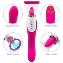 Load image into Gallery viewer, Okutani Perfect Size Realistic Tongue Licker with Multi Speed Líckíng&Vibrating Handheld Wireless Pussy Pleasure Massaging Tools for Female Underwear Therapy Device IPX7 Waterproof Tshirt