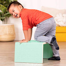 Load image into Gallery viewer, B. spaces – Kids’ Step Stool & Chair – 3-in-1 Step Stool for Bedroom, mint (BX1628Z)