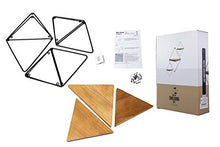 Load image into Gallery viewer, Simulayte Floating Geometric Triangle Shelves | Rustic Wall Shelf Set of 3 | Modern Wall Decor | Diamond Frame | Farmhouse Art | Mounting Hardware Included