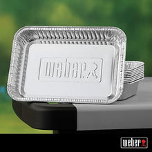 Load image into Gallery viewer, Weber Aluminum Drip Pans, 7.5 x 5 Inch, Set of 10