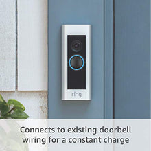 Load image into Gallery viewer, Ring Video Doorbell Pro, with HD Video, Motion Activated Alerts, Easy Installation (existing doorbell wiring required)