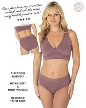 Load image into Gallery viewer, Kindred Bravely High Waist Postpartum Underwear & C-Section Recovery Maternity Panties 5 Pack (Large, Assorted Jewel Tones)