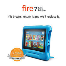 Load image into Gallery viewer, Fire 7 Kids Edition Tablet, 7" Display, 16 GB, Blue Kid-Proof Case