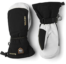 Load image into Gallery viewer, Hestra Army Leather Gore-Tex - Waterproof, Long-Cuffed Snow Mitt for Skiing, Snowboarding and Mountaineering - Black - 8