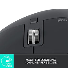 Load image into Gallery viewer, Logitech MX Master 3S - Wireless Performance Mouse with Ultra-fast Scrolling, Ergo, 8K DPI, Track on Glass, Quiet Clicks, USB-C, Bluetooth, Windows, Linux, Chrome - Graphite