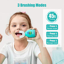 Load image into Gallery viewer, NOHOO Kids Electric Toothbrush, U Shape Whole Mouth Baby Toothbrush, Wireless Rechargeable Ultrasonic Electric Toothbrush, Waterproof Automatic Toothbrush for Toddler, 3 Modes, for 3-12 Years Children