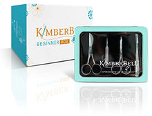 Load image into Gallery viewer, Kimberbell Beginner Box & Deluxe Scissor Set (35 Pcs) Machine Embroidery & Sewing, 3 Projects, Step-by-Step Instructions, Fabric + Materials, Techniques: Raw Edge Appliqué, Quilting & Satin Stitch