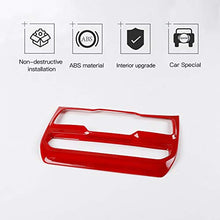 Load image into Gallery viewer, JeCar Window Control Panel Trim Cover Interior Decoration Accessories for 2018-2022 Jeep Wrangler JL JLU & 2020-2022 Gladiator JT, Red