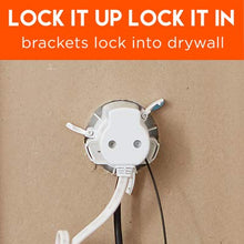 Load image into Gallery viewer, ECHOGEAR in-Wall TV & Soundbar Power Kit Safely Hides Cables Behind Your Wall - Includes Low Voltage Cable Managment to Conceal All TV & Soundbar Wires (HDMI, Optical, etc.)