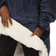 Load image into Gallery viewer, THE COMFY Original JR | The Original Oversized Sherpa Wearable Blanket for Kids, Seen On Shark Tank, One Size Fits All
