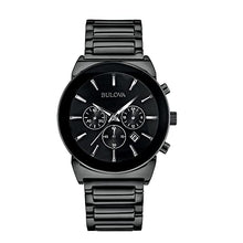 Load image into Gallery viewer, Bulova Classic Chronograph Mens Stainless Steel , Black (Model: 98B215)