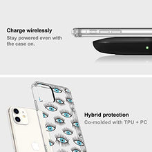 Load image into Gallery viewer, MOSNOVO iPhone 11 Case, Evil Eyes Pattern Clear Design Transparent Plastic Hard Back Case with TPU Bumper Protective Case Cover for Apple iPhone 11 (2019)