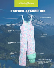 Load image into Gallery viewer, Eddie Bauer Kids' Snow Bib - Insulated Waterproof Snow Ski Pant Overalls For Boys And Girls (3-16), Size 3-4, Prism Pink