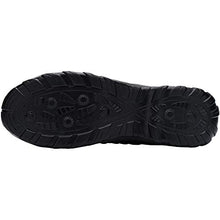 Load image into Gallery viewer, FENLERN Steel Toe Shoes for Women Lightweight Air Cushion Safety Sneakers Slip On Work Shoes Ladies Safety Toe Sock Sneaker Girls Walking Tennis Shoe (11, Dark Black)