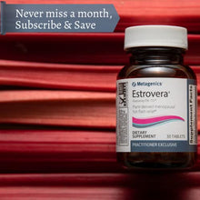 Load image into Gallery viewer, Metagenics Estrovera - Plant Derived Menopause Hot Flash Relief, Formulated with Rhubarb Root Extract to Help Relieve Hot Flashes, Night Sweats and Sleep Disturbances, 30 Tablets, 1 Month Supply