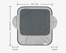 Load image into Gallery viewer, Minnebaby Extra Large Booster Chair Protector Cover, Dining Chair Seat Cover for Booster Seat, Grey
