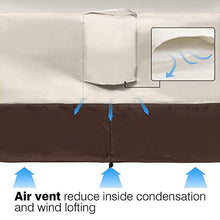 Load image into Gallery viewer, Vailge Patio Chair Covers, Lounge Deep Seat Cover, Heavy Duty and Waterproof Outdoor Lawn Patio Furniture Covers, Medium Beige & Brown