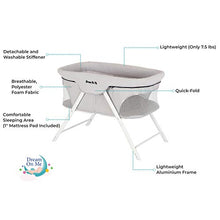 Load image into Gallery viewer, Dream On Me, Traveler Portable Bassinet, Cloud Grey
