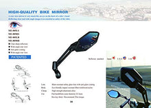 Load image into Gallery viewer, New Scratch Resistant Glass Lens,Handlebar Bike Mirror, Adjustable Safe Rearview Mirror, Bicycle Mirror (Sliver Right Side) ME-005RS