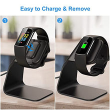 Load image into Gallery viewer, CAVN Charger Dock Compatible with Fitbit Charge 5 / Luxe, Replacement Aluminum Charging Stand Dock Station Base Accessories Cradle with 4.2ft USB Cord for Charge 5/Luxe Smart Watch