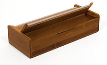 Load image into Gallery viewer, WRAPdock | 6" x 3.06" x 13.75" | Dual storage kitchen solution helping you use your aluminum foil, plastic wrap, wax paper. Holds any 2 rolls (Reynolds Wrap, Glad Plastic Wrap, Saran wrap, Cut-Rite)