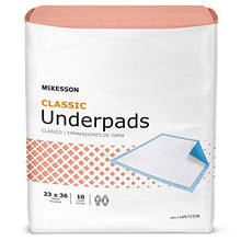 Load image into Gallery viewer, McKesson Lite Underpad 23 X 36 Inch Light Absorbency Disposable, Case of 150