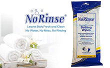 Load image into Gallery viewer, No-Rinse Bathing Wipes by Cleanlife Products (12 Pack), Premoistened and Aloe Vera Enriched for Maximum Cleansing and Deodorizing - Microwaveable, Hypoallergenic and Latex-Free (8 Wipes)