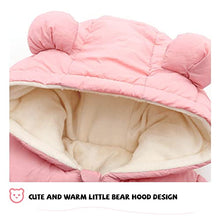 Load image into Gallery viewer, XMWEALTHY Baby Clothes Newborn Boy Girl Snowsuit Winter Coats Infant Jumpsuit Bodysuits Registry for Baby Essentials Stuff Shower Gift Pink 12-18 Months