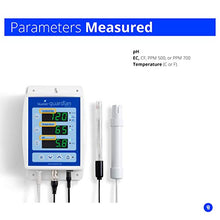 Load image into Gallery viewer, Bluelab MONGUA Guardian Monitor for pH, Temperature, and Conductivity (TDS) Measurements in Water with Easy Calibration, 3 in 1 Digital Nutrient Meter for Hydroponic System and Indoor Plant Grow White