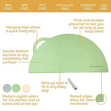 Load image into Gallery viewer, Baby Placemats with Suction- UpwardBaby Reusable Non Slip 3 Piece BPA Free Toddler Kids Placemats Set - Wipes Clean for Quick Mealtimes for Travel and High Chairs - Easy to Clean