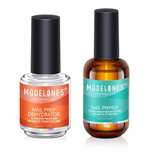 Load image into Gallery viewer, Modelones Gel Nail Polish Primer, Acid Free Natural Nail Prep Dehydrate & Bond Primer, 15ml Nail Bond, Air Dry Superior Bonding Primer for Acrylic Powder Nail Supplies Set