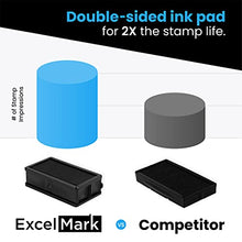 Load image into Gallery viewer, Custom Self-Inking Stamp - Up to 3 Lines - 11 Color Choices and 17 Font Choices