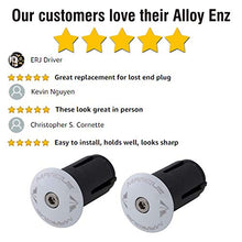 Load image into Gallery viewer, MARQUE Alloy ENZ Handle Bar End Plugs – 2PCS per Set (White)