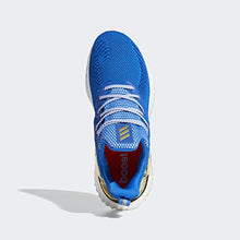 Load image into Gallery viewer, adidas Men's Alphaboost Running Shoe, Blue/Gold Metallic/White, 11.5 M US
