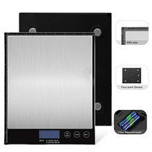 Load image into Gallery viewer, Amiloe Digital Postal Scale, 66lbs/0.1oz Shipping Scale, Letter Scale, Large Scale with Stainless Steel, 2 AAA Batteries Include