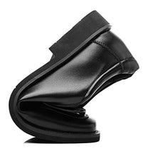 Load image into Gallery viewer, kkdom Men's Classic Leather Lined Formal Oxfords Slip on Dress Shoes Black