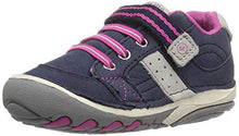 Load image into Gallery viewer, Stride Rite baby girls Srt Soft Motion Artie Athletic Sneaker, Navy/Pink, 4 Toddler US