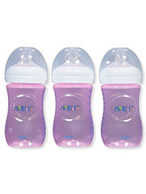 Load image into Gallery viewer, Avent 3-Pack Natural Wide-Neck Bottles - pink, one size