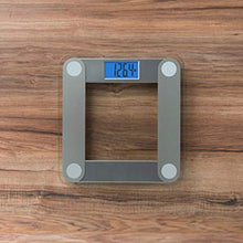 Load image into Gallery viewer, EatSmart Products Free Body Tape Measure Included Digital Bathroom Scale with Extra Large Lighted Display, One Size, Clear