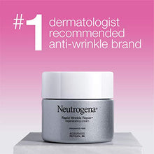 Load image into Gallery viewer, Neutrogena Rapid Wrinkle Repair Retinol Cream, Anti-Wrinkle Face & Neck Cream with Hyaluronic Acid & Retinol, Fragrance-Free Moisturizer, 1.7 oz