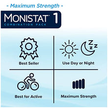 Load image into Gallery viewer, MONISTAT 1-Dose Yeast Infection Treatment For Women, 1 Ovule Insert & External Itch Cream