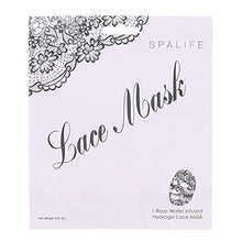 Load image into Gallery viewer, SpaLife Anti-Aging Hydrating Rose Water Infused Hydrogel Lace Facial Mask - 10 Masks