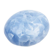 Load image into Gallery viewer, June&Ann Natural Celestite Palm Stones, Healing Gemstone Therapy Worry Crystal Stones for Meditation Chakra Balancing Collection, Irregular Shape