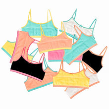 Load image into Gallery viewer, Alyce Intimates Girls Cotton Cropped Cami Training Bra, Pack of 12